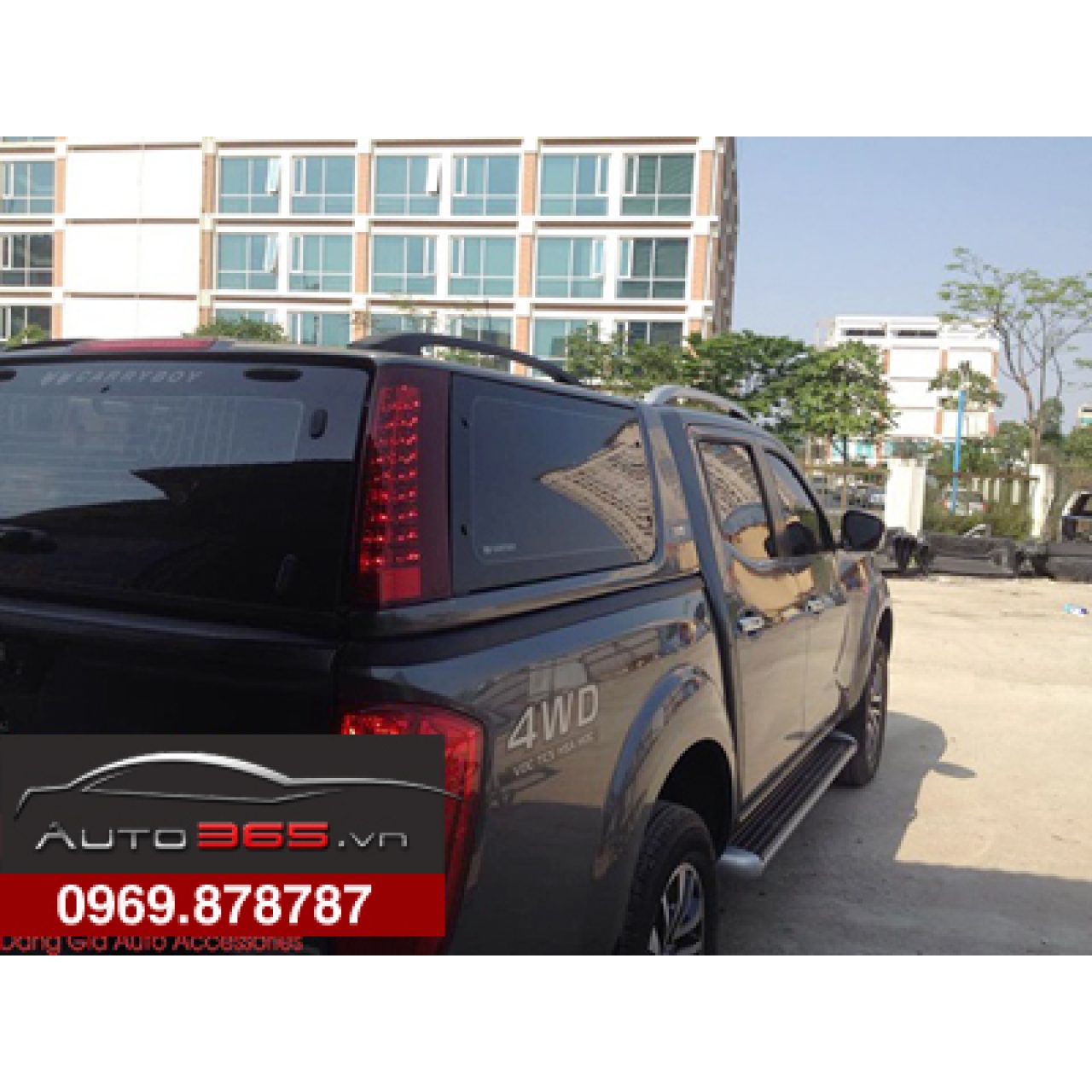 CARRYBOY - NẮP THÙNG BÁN TẢI NAVARA NISSAN CHÍNH HÃNG - Hình 1